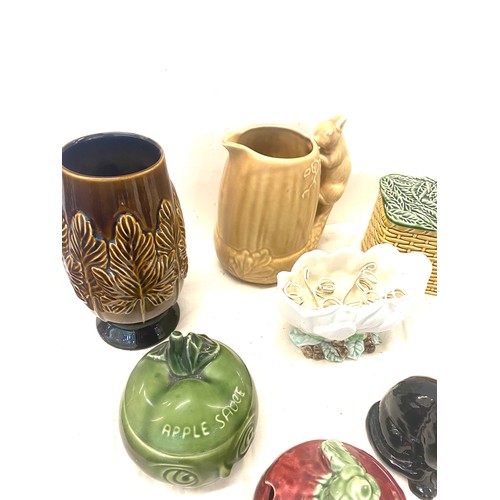 208 - Large selection of Sylvac pottery includes vases, figures etc