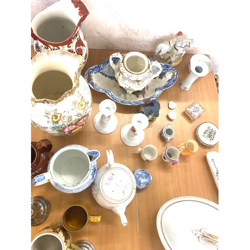 324 - Large selection of miscellaneous pottery to include Royal Doulton, Colclough, Crown Devon, Crown Sta... 