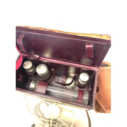 275 - Large selection of miscellaneous includes travel set, vintage telephone, cameras, ice bucket etc