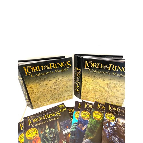 354 - Large selection of Lord of the rings Model magazines