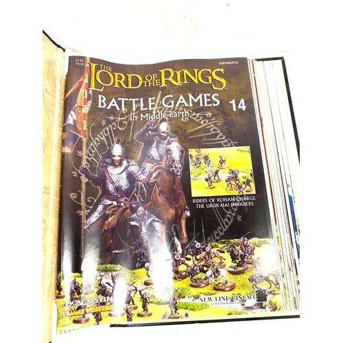 333 - Large selection of Lord of the rings Battle games magazines