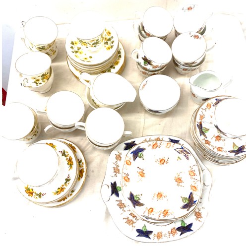 287 - 3 Part tea sets includes Colclough and Queen Anne