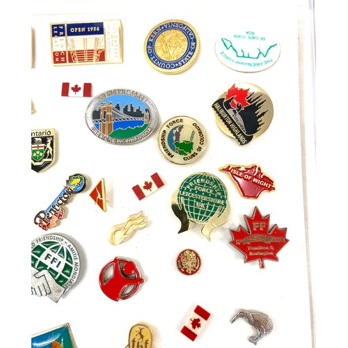 509 - Large selection of collectors badges