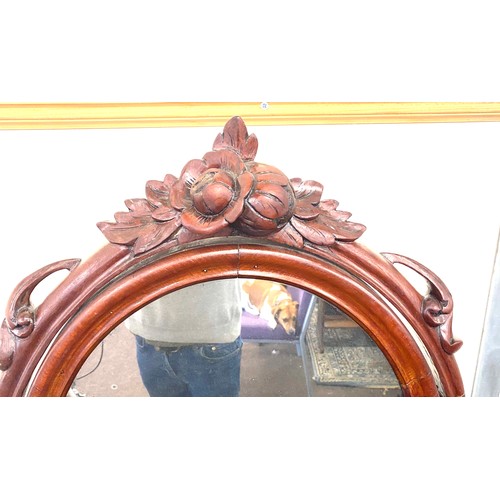 445 - Victorian mahogany dressing table mirror 29.5