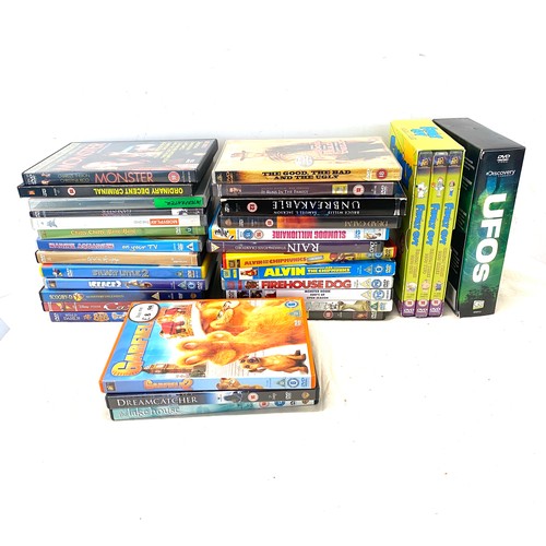 241 - Large selection of assorted DVDs includes U Rated PG 15 and 18 etc