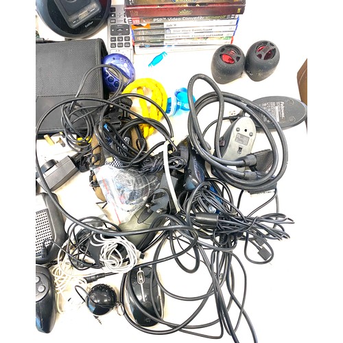 237 - Large selection of electrical items includes computer games etc