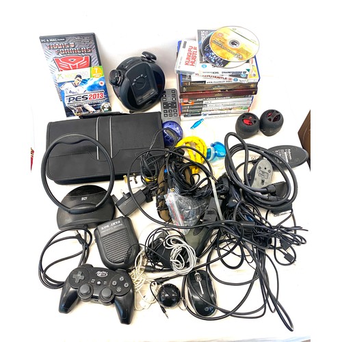 237 - Large selection of electrical items includes computer games etc