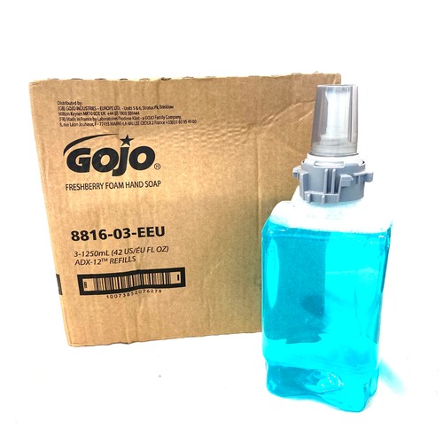 228 - 5 boxes of 3 GOJO® Freshberry Foam Hand Soap
1250 mL Refill for GOJO® ADX-12™ Dispenser