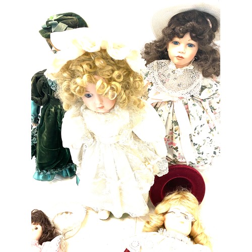 211 - Selection of vintage and later pot dolls