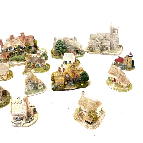 137 - Large selection of Lilliput lane houses, some have damage