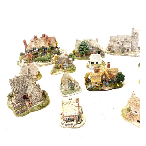 137 - Large selection of Lilliput lane houses, some have damage