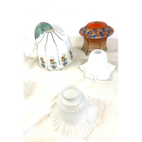 395 - 7 Vintage lightshades