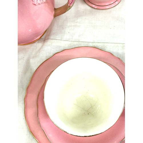 252 - Tea service by Royal Winton, Petunia, AU8.RD.29414, missing sugar bowl and milk jug