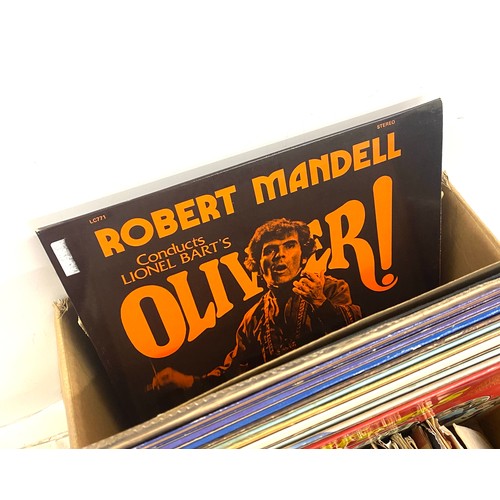 278 - Box of assorted LP's, 45 records