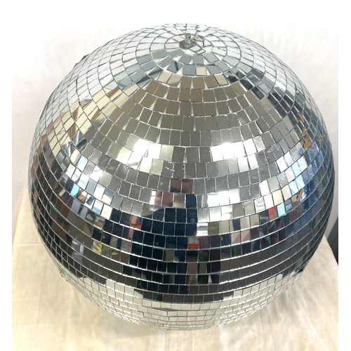 393 - Large ceiling glitter ball, approximate height 20 inches  , diameter 20 inches