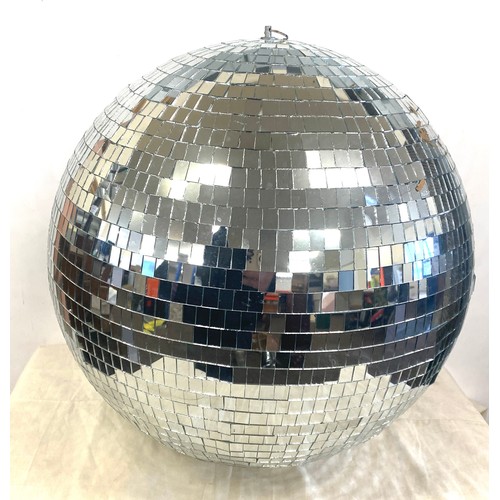 393 - Large ceiling glitter ball, approximate height 20 inches  , diameter 20 inches