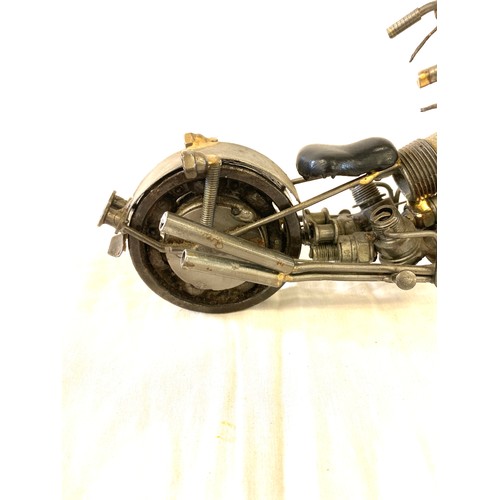 194 - Metal motorbike model length approx 12