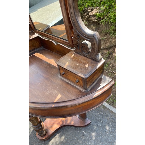 439 - Antique Duchess dressing table with mirror, approximate Height 54 inches, Width 34.5 inches and Dept... 