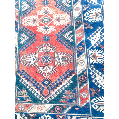 366 - Vintage rug, approximate measurements: 79 inches by 47 inches Width