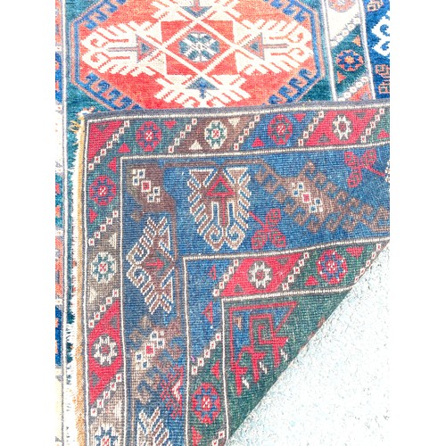 366 - Vintage rug, approximate measurements: 79 inches by 47 inches Width