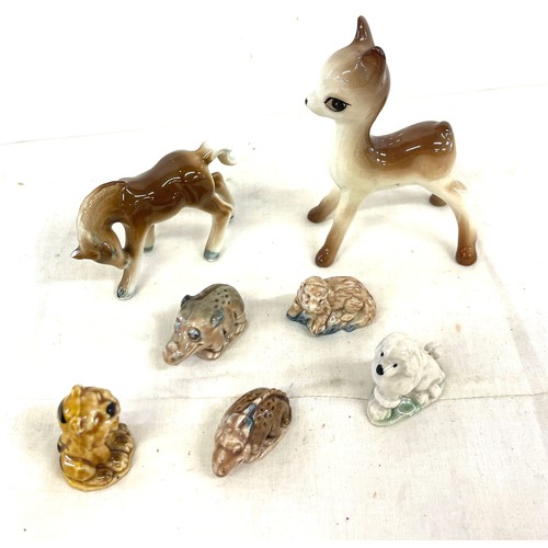 145 - Selection of Wade whimsies, vintage glass ornaments