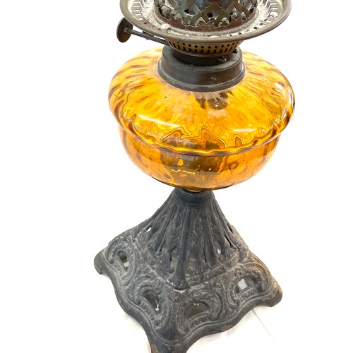 127 - Vintage oil lamp, with funnel