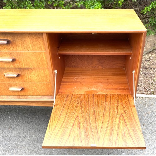 474 - 1960's G Plan teak long sideboard, E.gomme, overall good condition, approximate measurements: Height... 