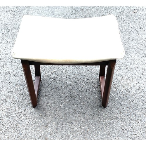 443 - Teak vintage retro stool