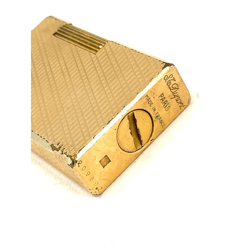 543 - Gold plated cigarette lighter by Dupont Paris