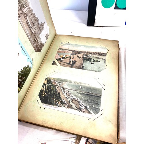 503 - Selection of antique and later photographs and postcards