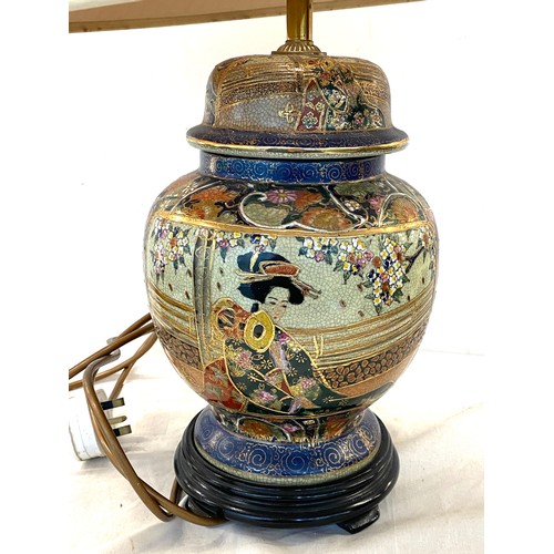 239 - Chinese vase lamp, working order