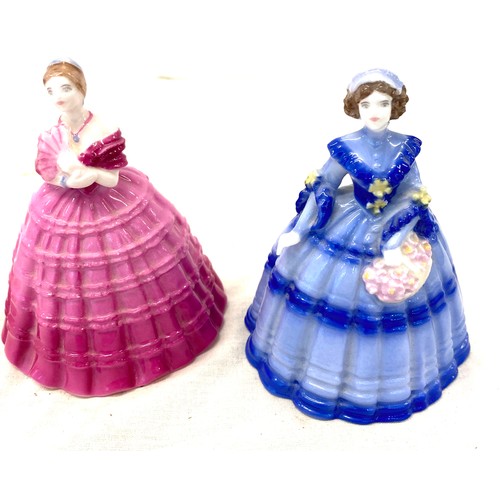 497 - Selection of 4 Coalport lady figures includes Autumn time, Spring time, Winter time, Summer time