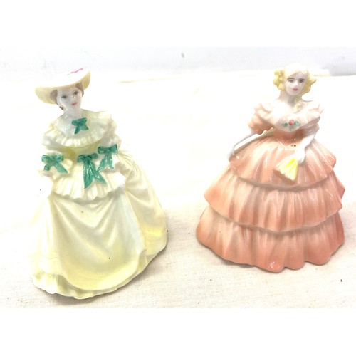 497 - Selection of 4 Coalport lady figures includes Autumn time, Spring time, Winter time, Summer time