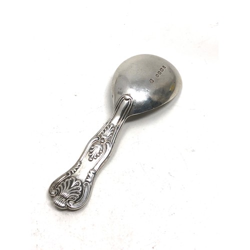 16 - Victorian silver tea caddy spoon london silver hallmarks