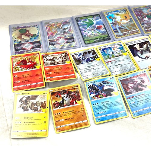 511 - Pokemon cards 25th anniversary 12 celebration set includes 5 V Star cards (includes Arceus), all gre... 