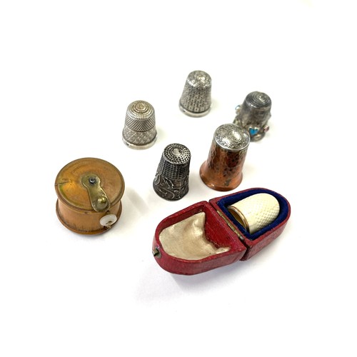 506 - Selection antique and later thimbles