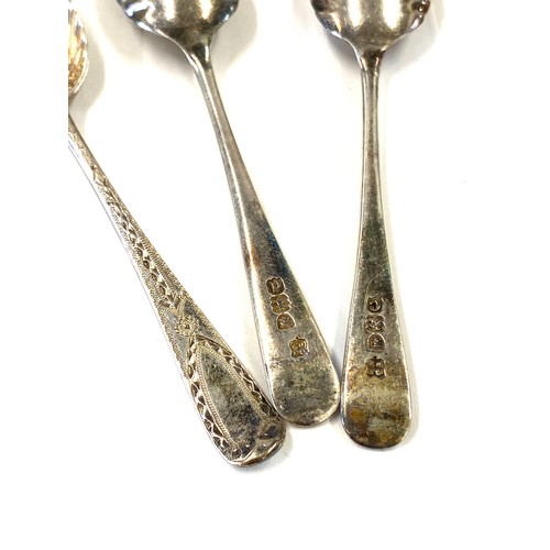 508 - 10 Silver hallmarked shell detail teaspoons, matching pair sugar tongs, overall weight 140g