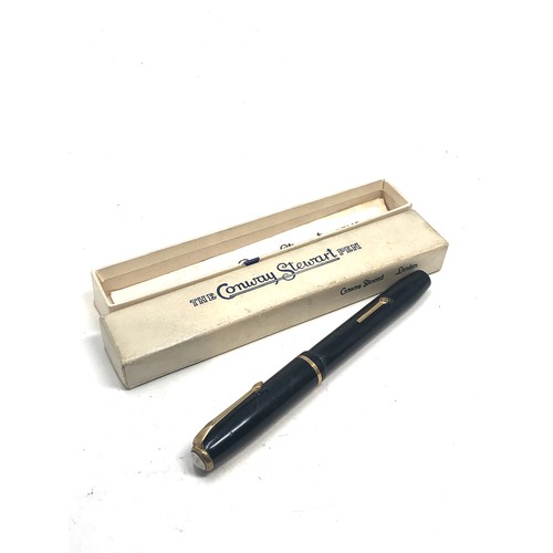 398 - Boxed 14ct gold nib conway stewart 28 fountain pen