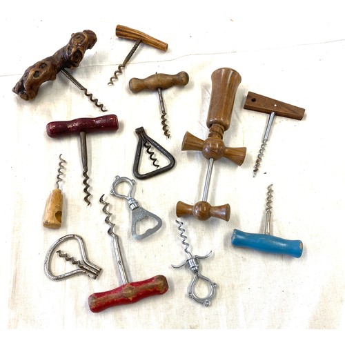 530 - Selection vintage corkscrews