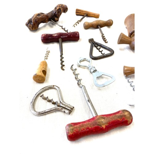 530 - Selection vintage corkscrews