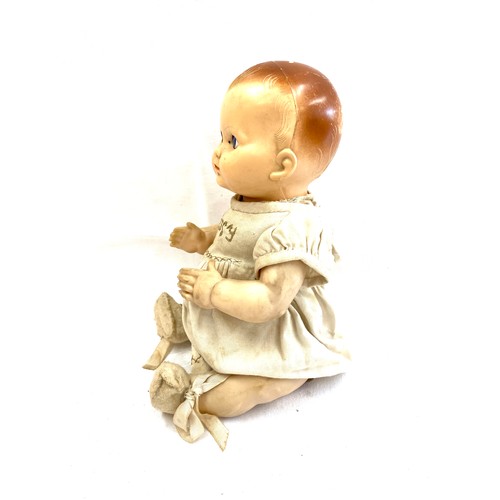 60 - Vintage childrens doll, made in England pat no: 535811