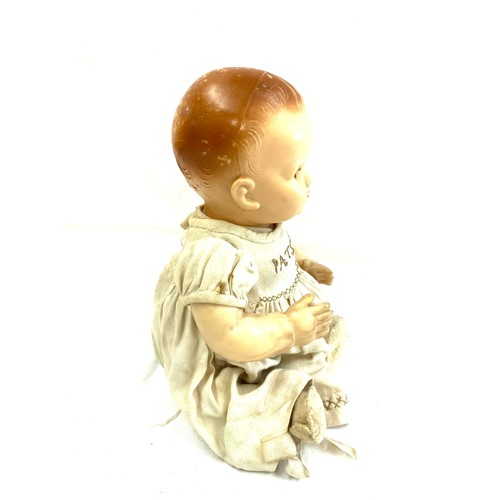 60 - Vintage childrens doll, made in England pat no: 535811