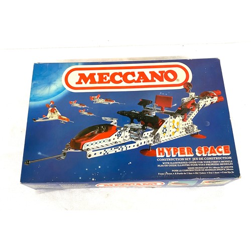 83 - Vintage Meccano Hyper Space set complete Includes decals instructions box etc as new in box