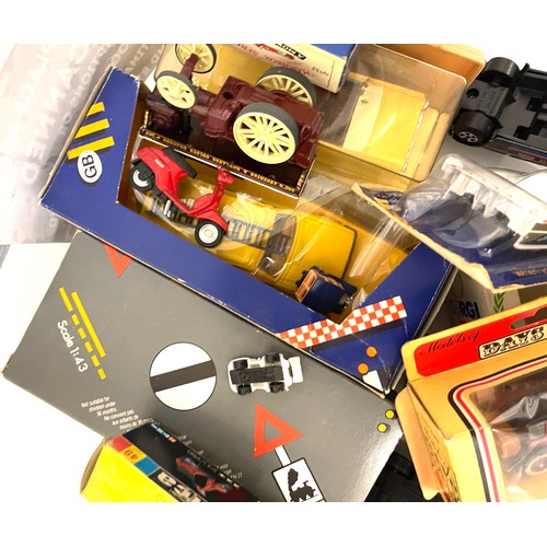 230 - Selection of die cast cars includes corgi, match box, air fix etc