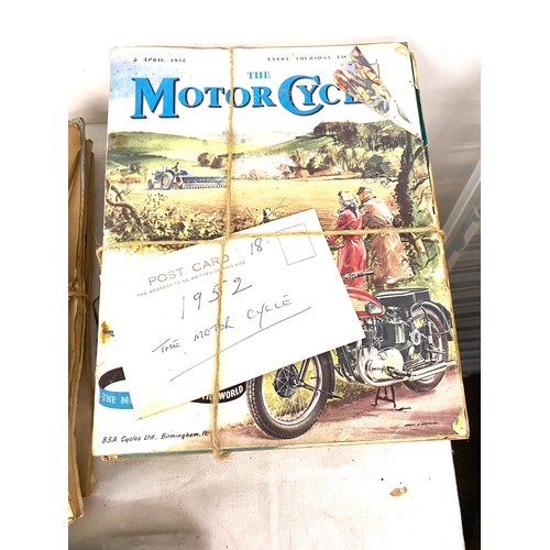 339 - Large selection of Motorcycle magazines, The Motorcycle 1947 - 1953