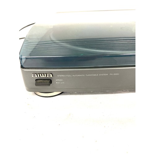 389 - Aiwa PX-E850 Stereo full automatic turntable record player