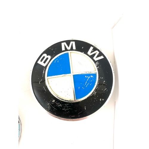 541 - 3 Vintage Car badges to include AA, BMW, Triumph