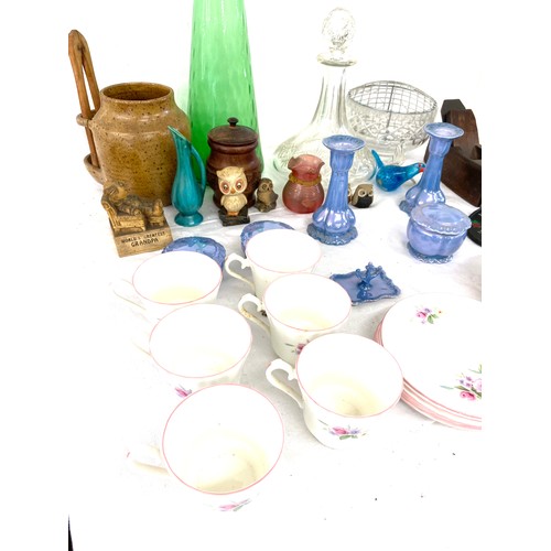 274 - Selection of miscellaneous pottery, glass etc