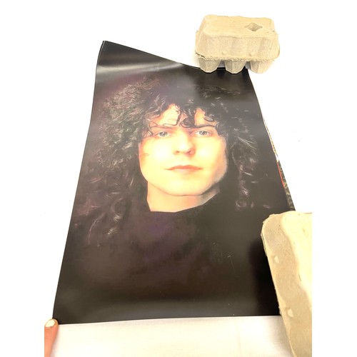 377 - Selection of wall posters, to include Ozzy Osbourne, Billy Idol, T Rex various sizes