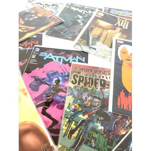 106 - Small quantity of graphic Novels, comics including Batman, Spiderman, etc